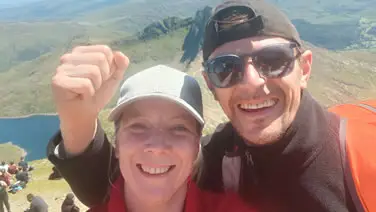 Climb Snowdon - Heather and Rob